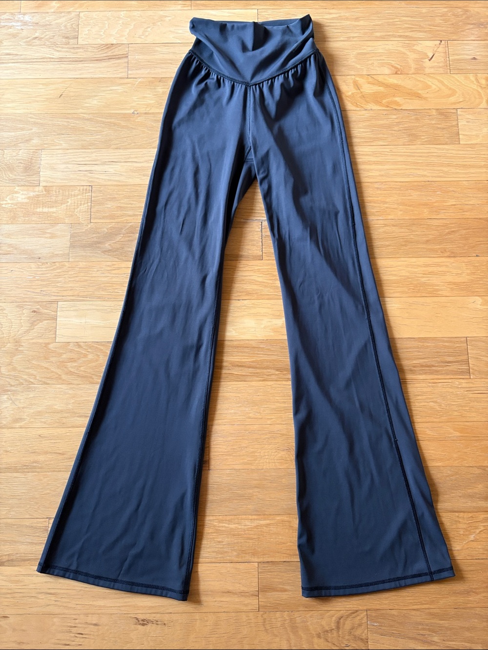 Gymshark Women's Black High-Waist Flare Track Pants